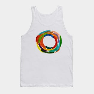 rainbow circle Tank Top